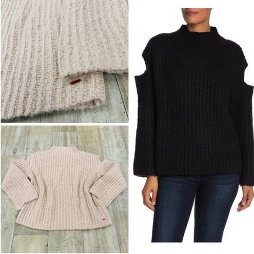 NEW! n: PHILANTHROPY Brantley S-M Mock Neck Chunky Knit Sweater Cutout Sweater