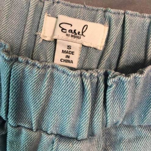 easel  small denim shorts