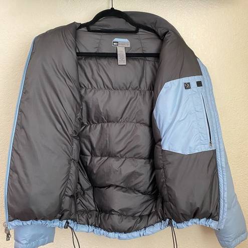 REI Women’s Goose Down Puffer Jacket medium blue