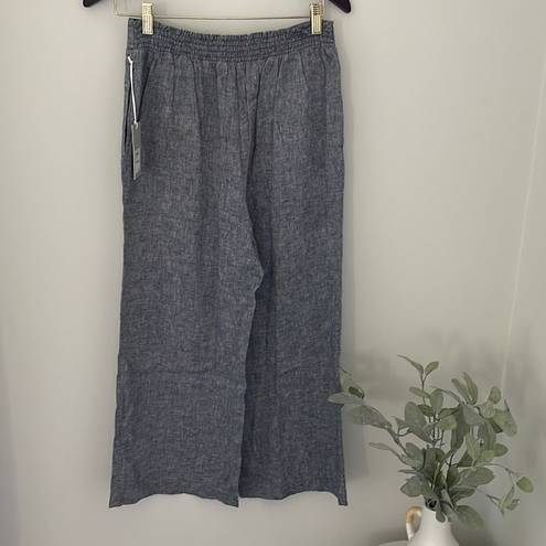 Chelsea28  Cropped Linen/Rayon blend pants. Size Small