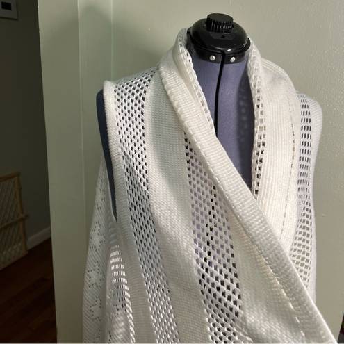 Daisy Etc. by Lazy  Open Front Cardigan Shawl Cream