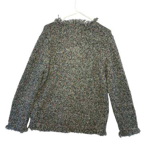 Coldwater Creek Women’s Size‎ Large Confetti Tweed Button up Cardigan sweater