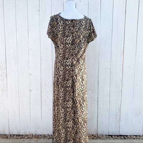 Emma James Long Maxi dress Leopard animal print by  Size 12