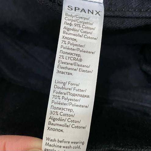 Spanx  20278R Clean Black Pull On Skinny Jeans Size XS NWT $128MSRP