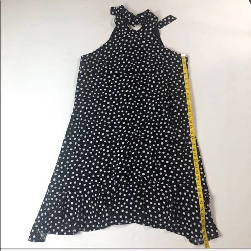 City Chic  polka dot halter ruffle dress 16