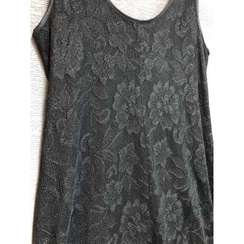 Krass&co Working Classics Design And  Black Lace Overlay Sheath Dress Size 14/16