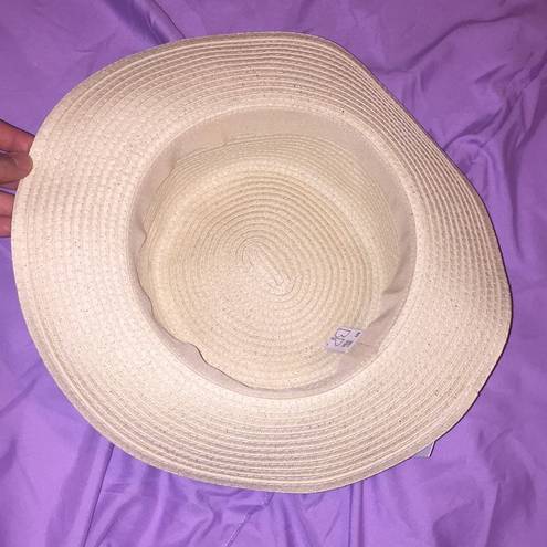 BP  Pom Band straw boater hat. One size