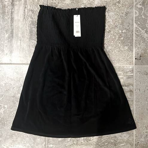 Juicy Couture  Towel Terry Smocked Strapless Dress, Black, Size M NWT SOLD OUT!