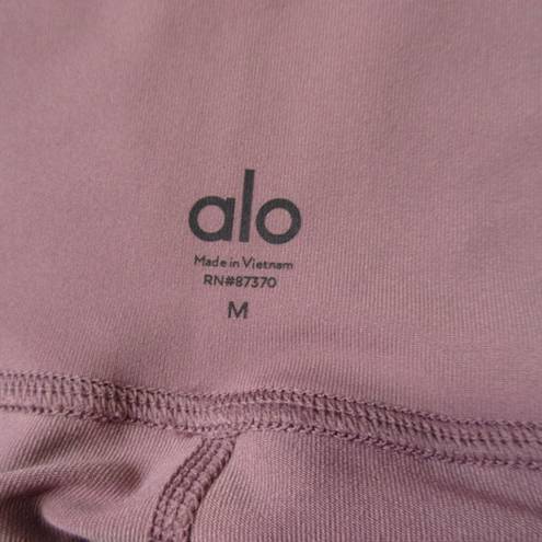 Alo Yoga NWT  7/8 High-Waist Airbrush Legging in Woodrose Stretch Workout M