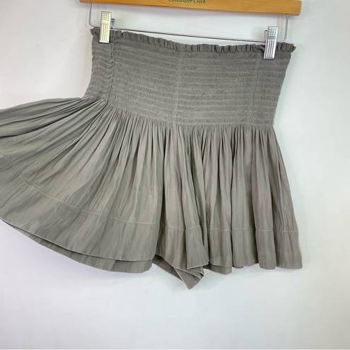 Koch  Erica Shorts Skirt Skort Size XS Charcoal Gray High Waisted