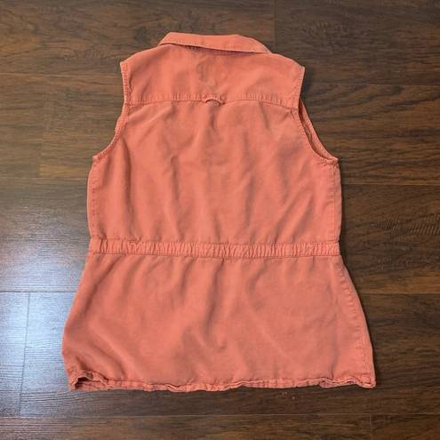 Sanctuary  burnt orange sleeveless jacket vest size M