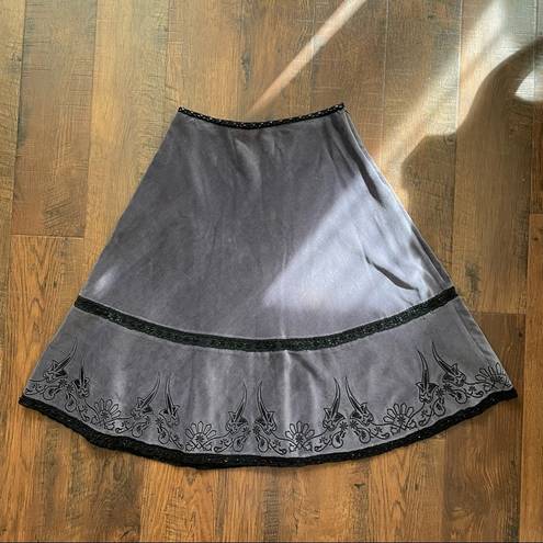 Tracy Reese PLENTY by , velvet and beading skirt, size 10