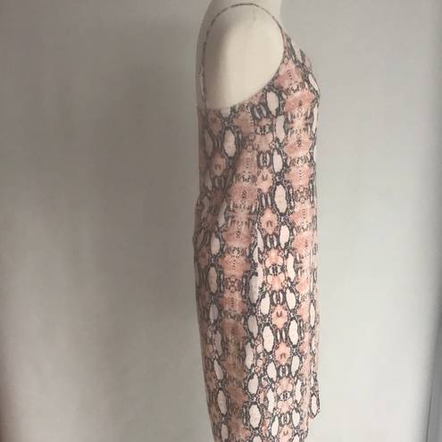 One Clothing Pink Snake Print Midi Dress NWT