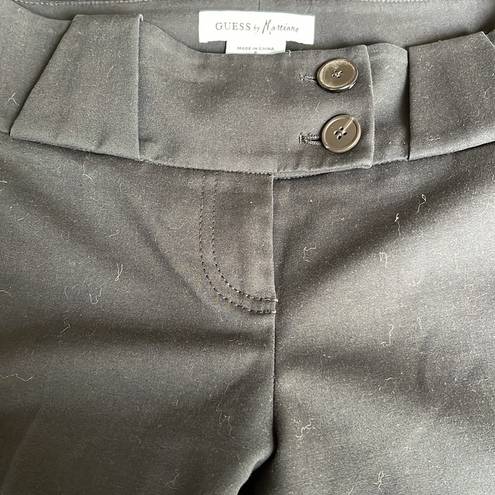 Guess by Marciano Guess by Mariano Black Twill Trouser Pants Wide Leg/Flare Low Rise Waist Size 4