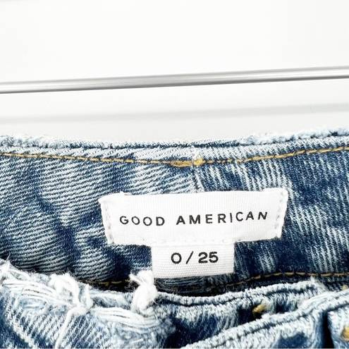 Good American NWT  90s Icon Jeans 25 in Blue950