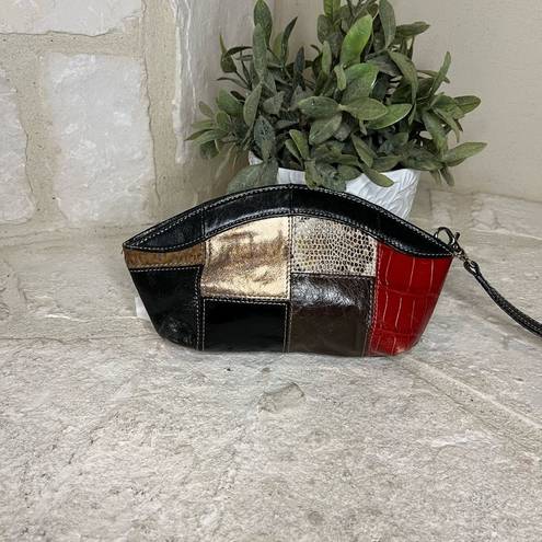 Westport  Collection patchwork wristlet