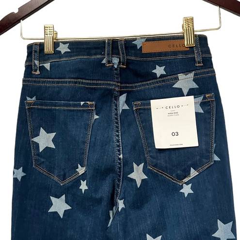 Cello NWT  Stars High Waisted Flare Jeans