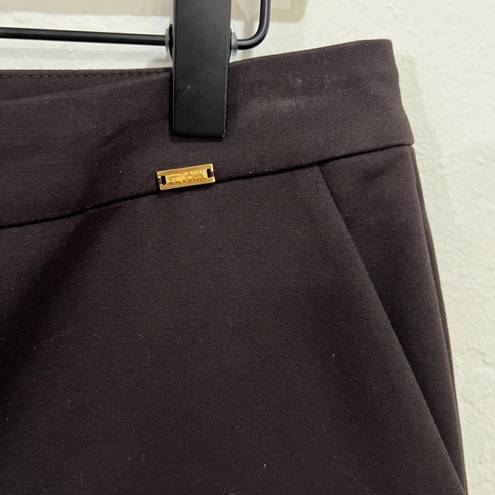 St. John  Yellow Label Brown Pants Slacks Size 8