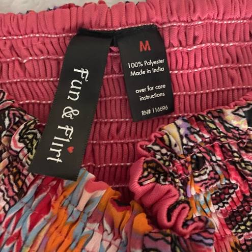 Fun & Flirt  Summer Hi-Low Maxi Dress Size Medium. Preloved gently worn.