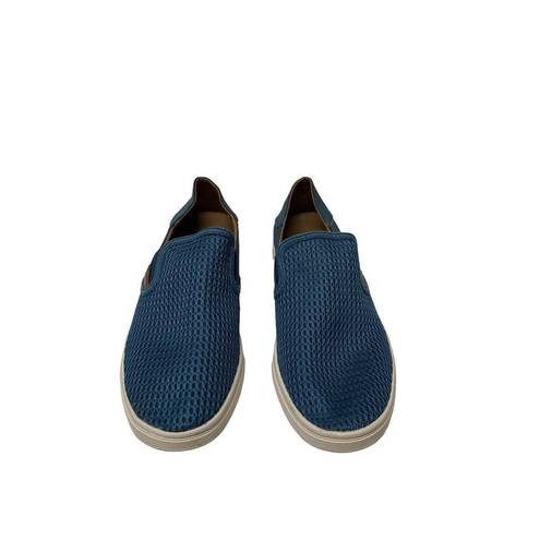 Olukai  Women's Pehuea Heu Blue Lava Rock Mesh Comfort Slip On Shoes Size 6.5