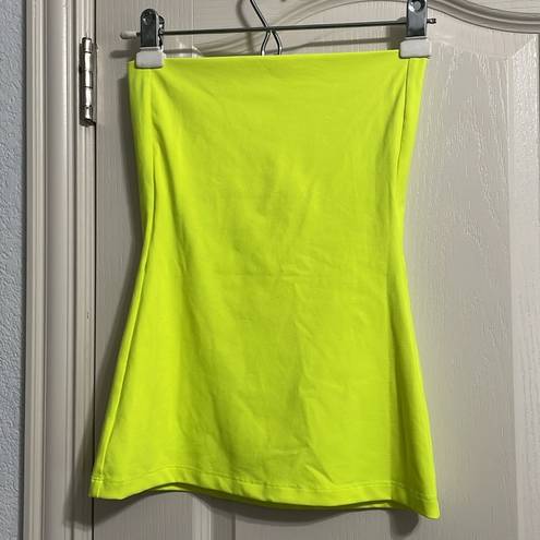 Susana Monaco  Neon Yellow Core Tube Top