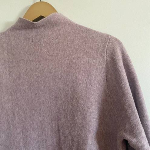 Tahari  Mauve Mock Turtleneck Sweater