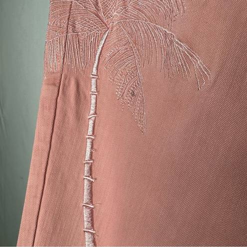 Petal SANDRINE ROSE High Waisted Skinny Jeans Embroidered Palm Tree in  NWT - 29