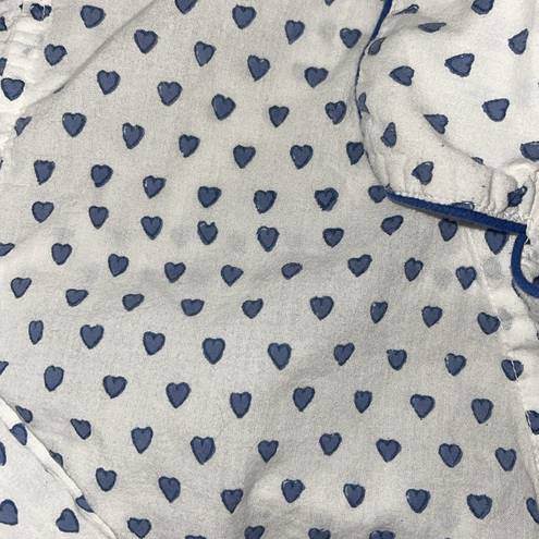 Roller Rabbit Blue Heart  Pjs size Medium