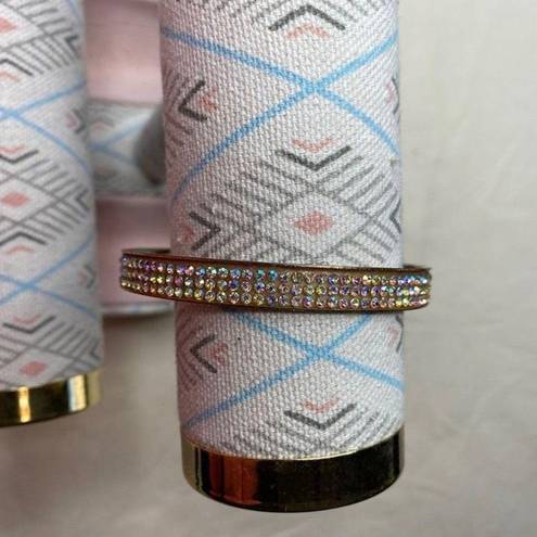 The Row Rhinestone triple bangle bracelet