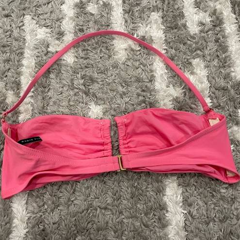 Radio Fiji  Pink Bandeau Top Halter Neck Large L