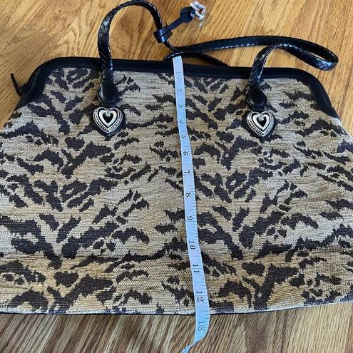 Brighton VTG  Alyssa Weekender Pheasent Tapestry Shoulder Carpet Bag Tote Satchel