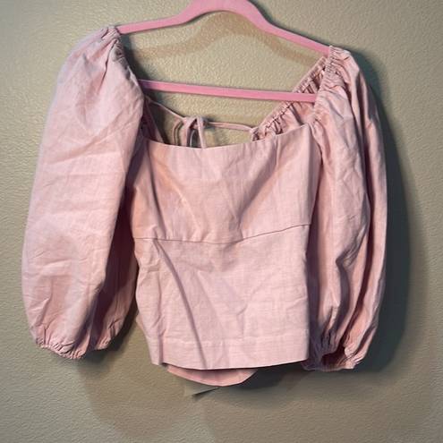 Bohme pink blouse