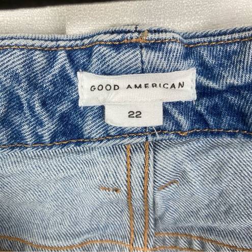 Good American  Good Girlfriend Distressed Jeans Sz.22