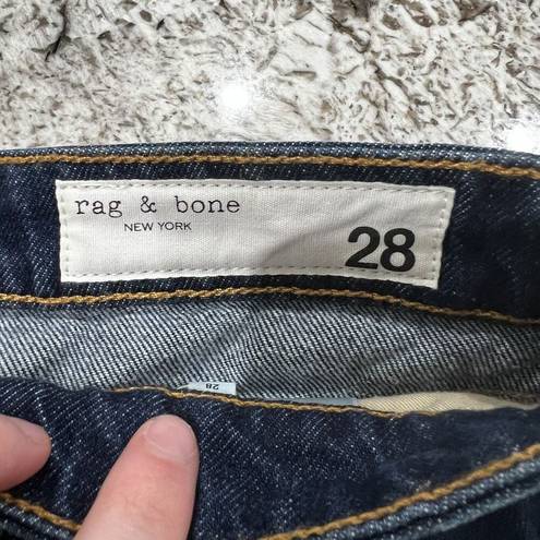 Rag and Bone , Dre Low-Rise Denim Shorts,Size 28, NWT Cambria Wash