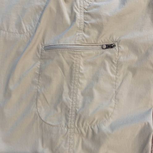 L.L.Bean  Comfort Trail Cropped Nylon Stretch Hiking Casual Active Pants Size 8