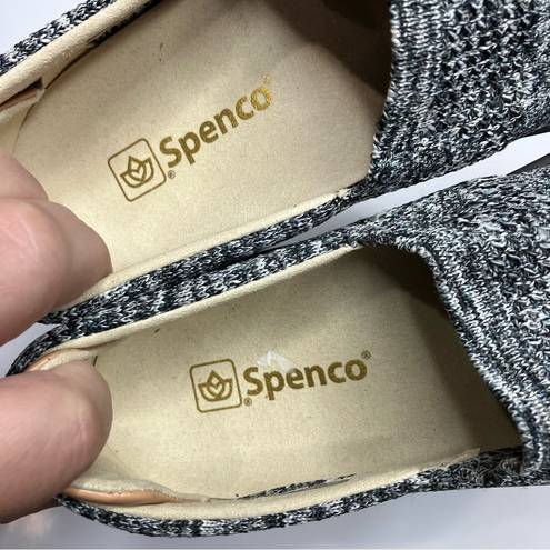 l*space Spenco slip on coastal shoes black & white  dyed  size 7