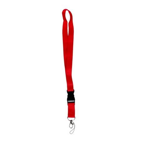 Vans  Spellout Red Lanyard Detachable Keychain