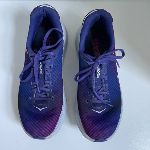 Hoka One One Rincon 2 Women’s Running Shoes Size 8.5 - Clematis Blue/Arctic Ice