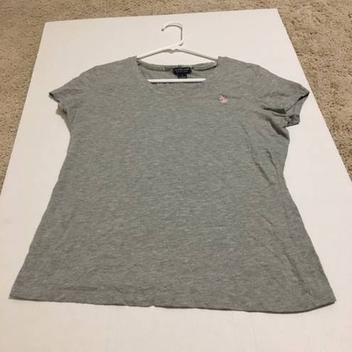 U.S. Polo Assn. Gray Polo T-shirt