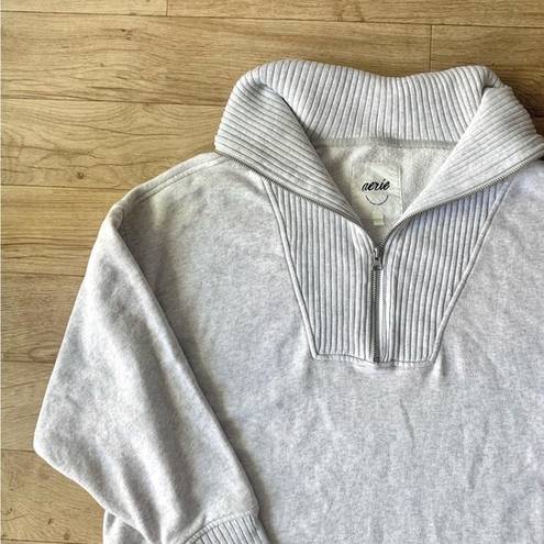 Aerie ◇  QUARTER ZIP SWEATSHIRT