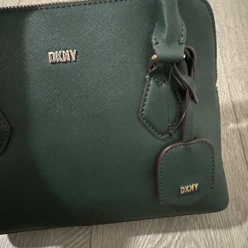 DKNY  Dark Green Crossbody Hand Bag Purse