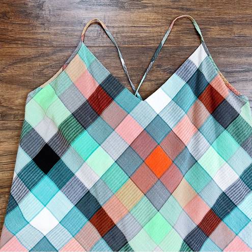 Patagonia  • Dappled Light Dress mini organic cotton rainbow plaid checked