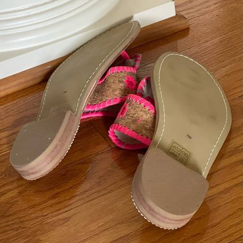 Jack Rogers Women’s Cork and Leather Flip Flops