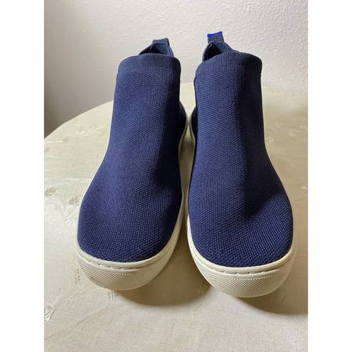 Rothy's Rothy’s The Chelsea Boot Slip on High Top Sneaker Boot in Blue Size 8