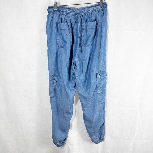 Krass&co G H Bass &  Lyocell Chambray Jogger Ankle Pant  Size Medium