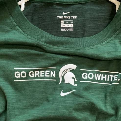 Nike  CROP TOP GO GREEN GO WHITE SPARTANS Size XXL NWOT #6231