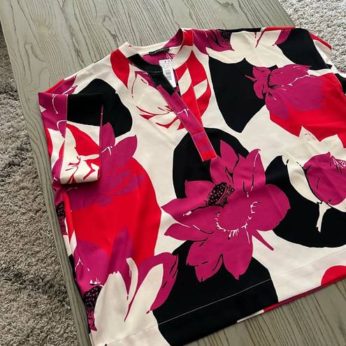Natori  floral blouse ✨
