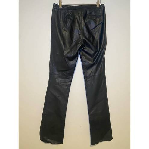 Laundry by Shelli Segal Y2K Pants  Black Leather Pants SIZE 6