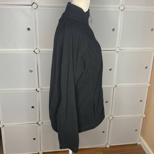 Black Diamond  Black Full Zip Fleece Jacket Size Medium