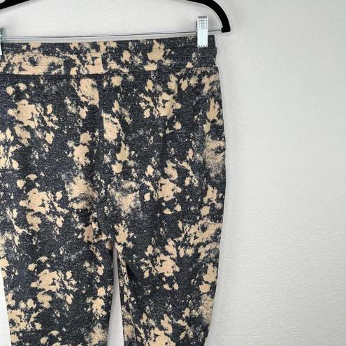 Nordstrom Black Tan Tie Dye Joggers Drawstring Waist Pockets Size Small 29 Waist NWT